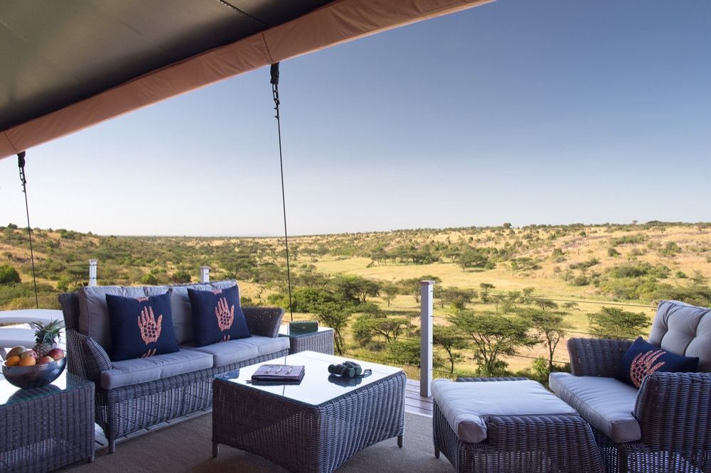 Mahali Mzuri Terrasse