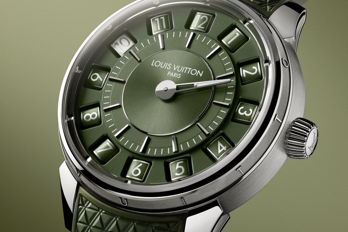 Louis Vuitton Tambour Spin Time Green