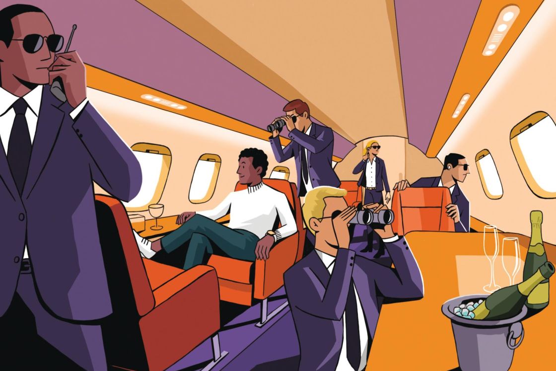 Personenschutz im Privatjet