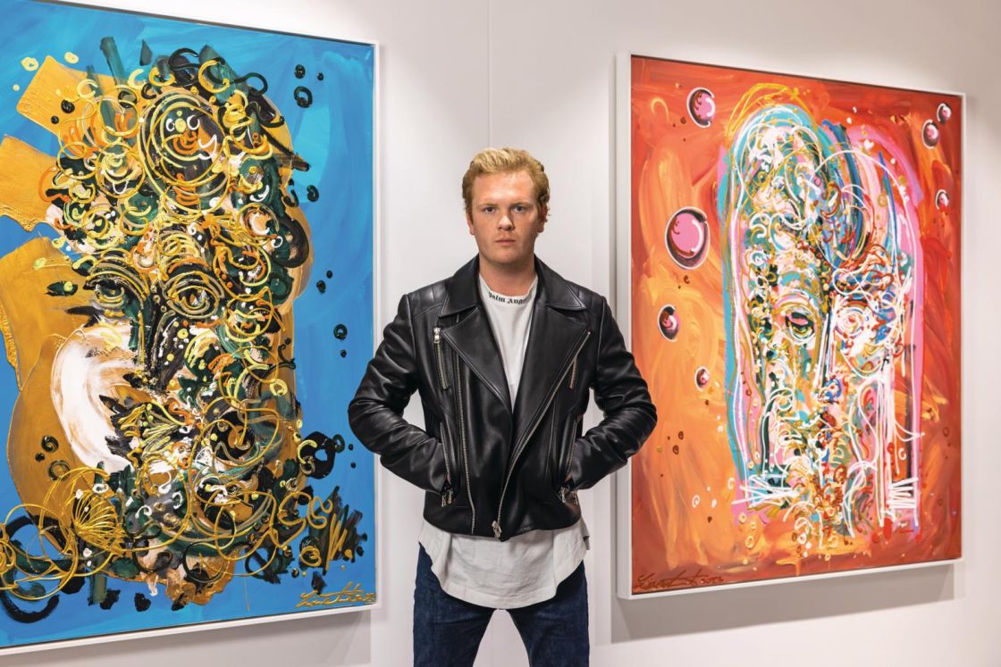 Leon Löwentraut in den Bege Galerien in Ulm