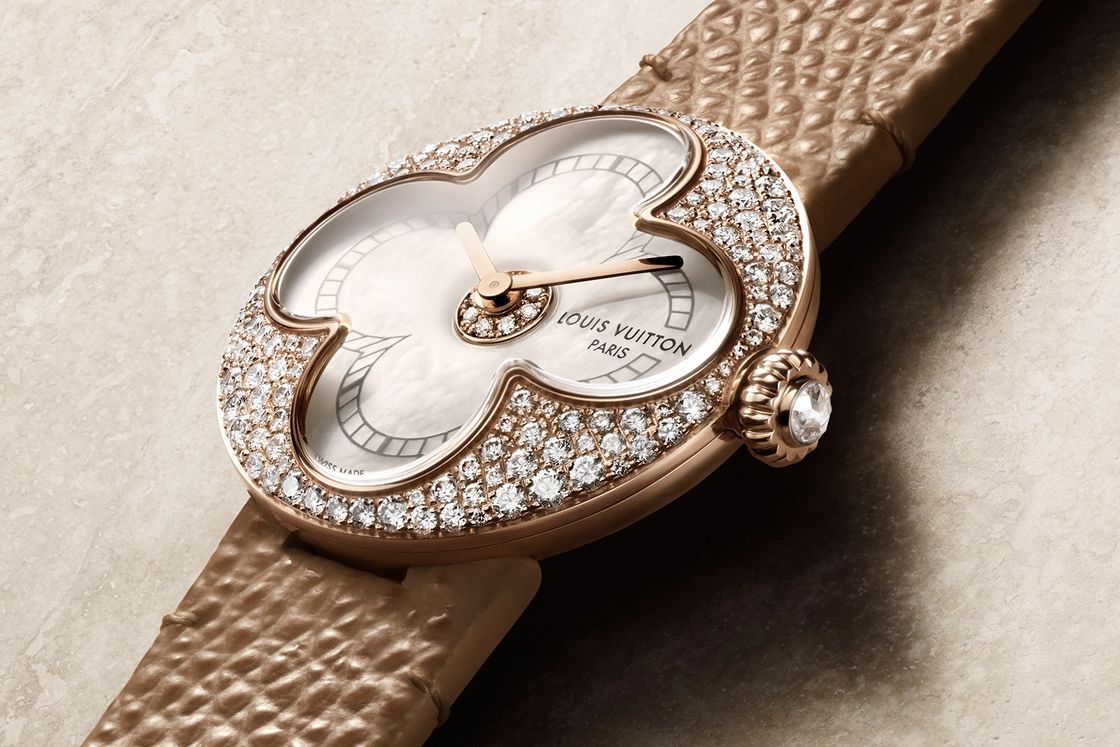 Louis Vuitton Color Blossom Uhr Diamanten