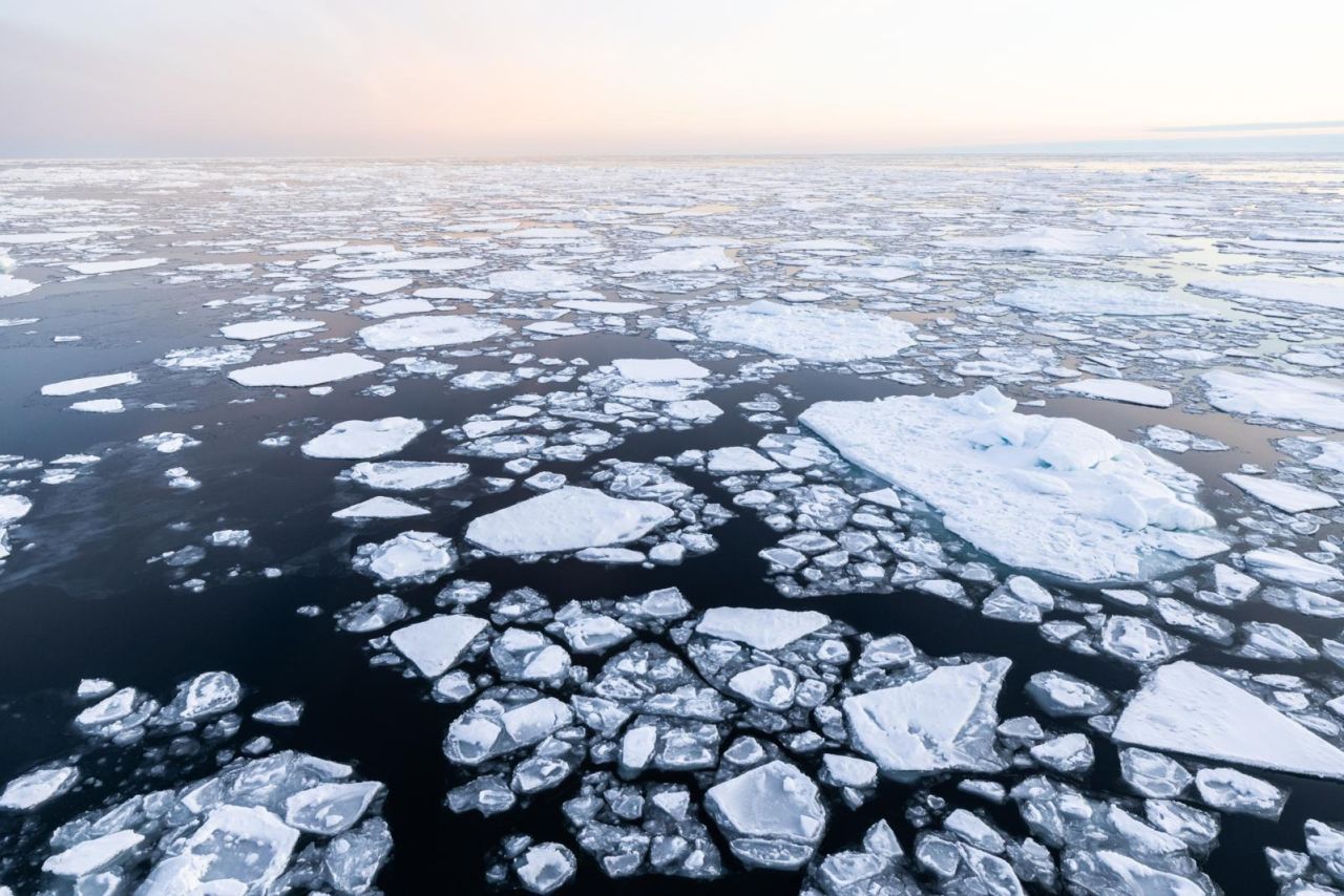 Eisschollen in der Arktis