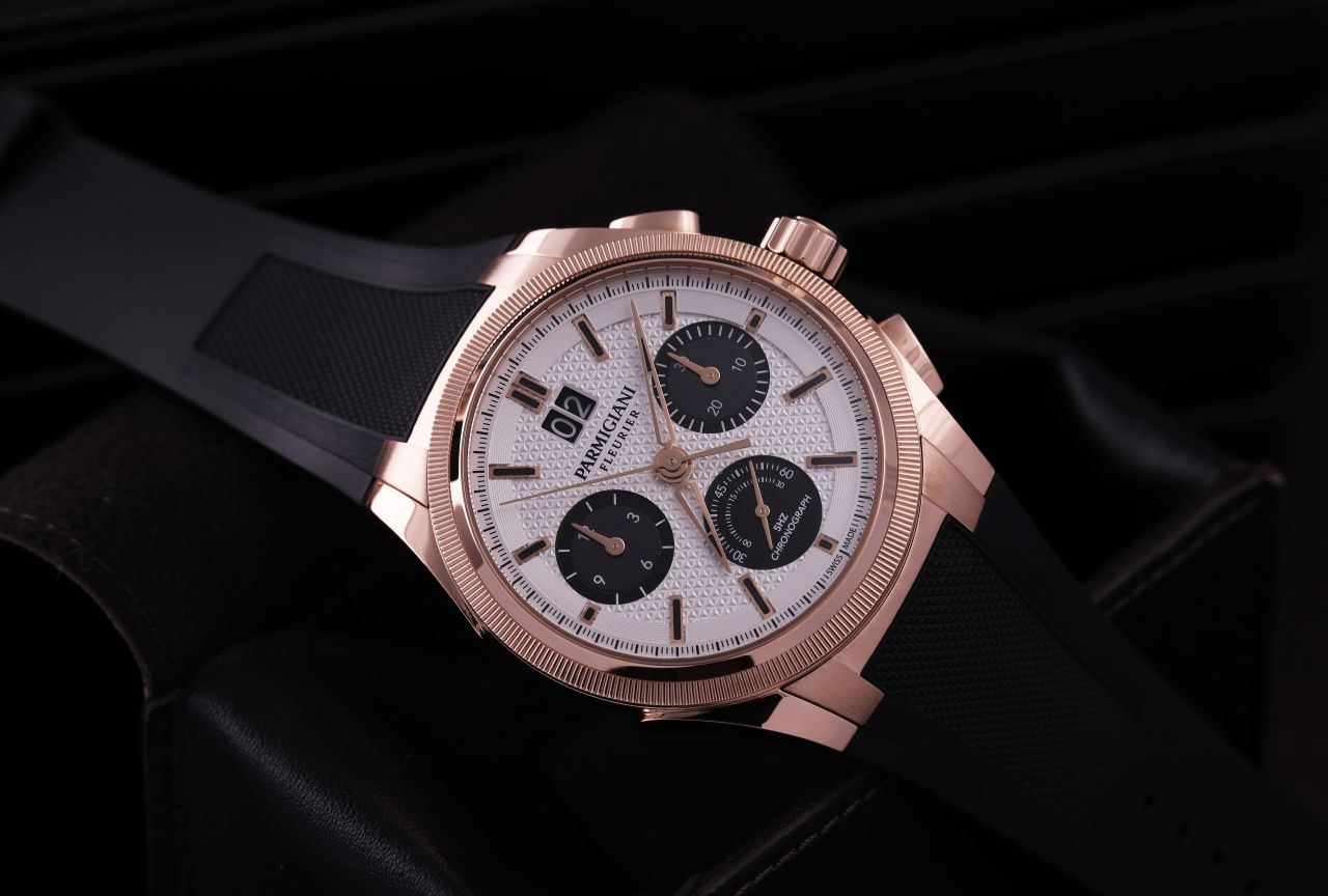 PARMIGIANI Tondagraph GT Rose Gold Silver Black