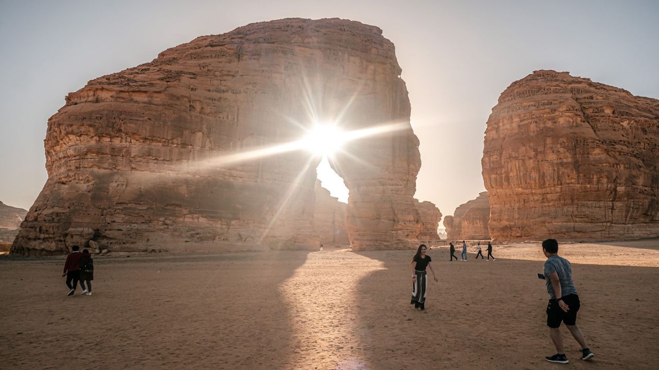 Felsformation: Elephant Rock/ Jabal Alfil in Al-`Ula