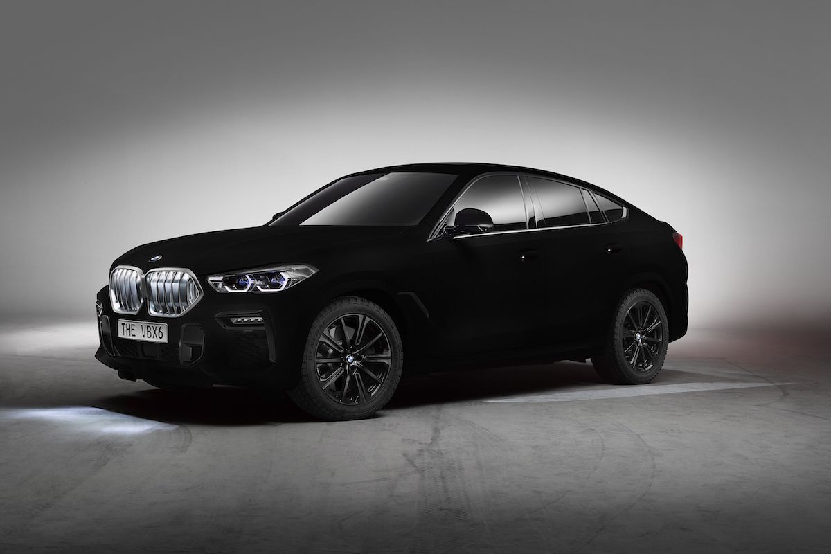 BMW X6 Vantablack