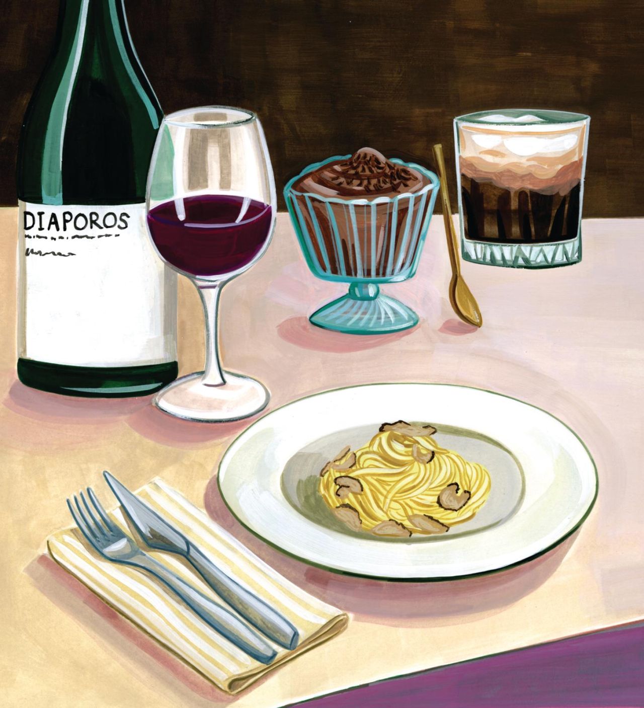 Das richtige Pairing für Trüffelpasta