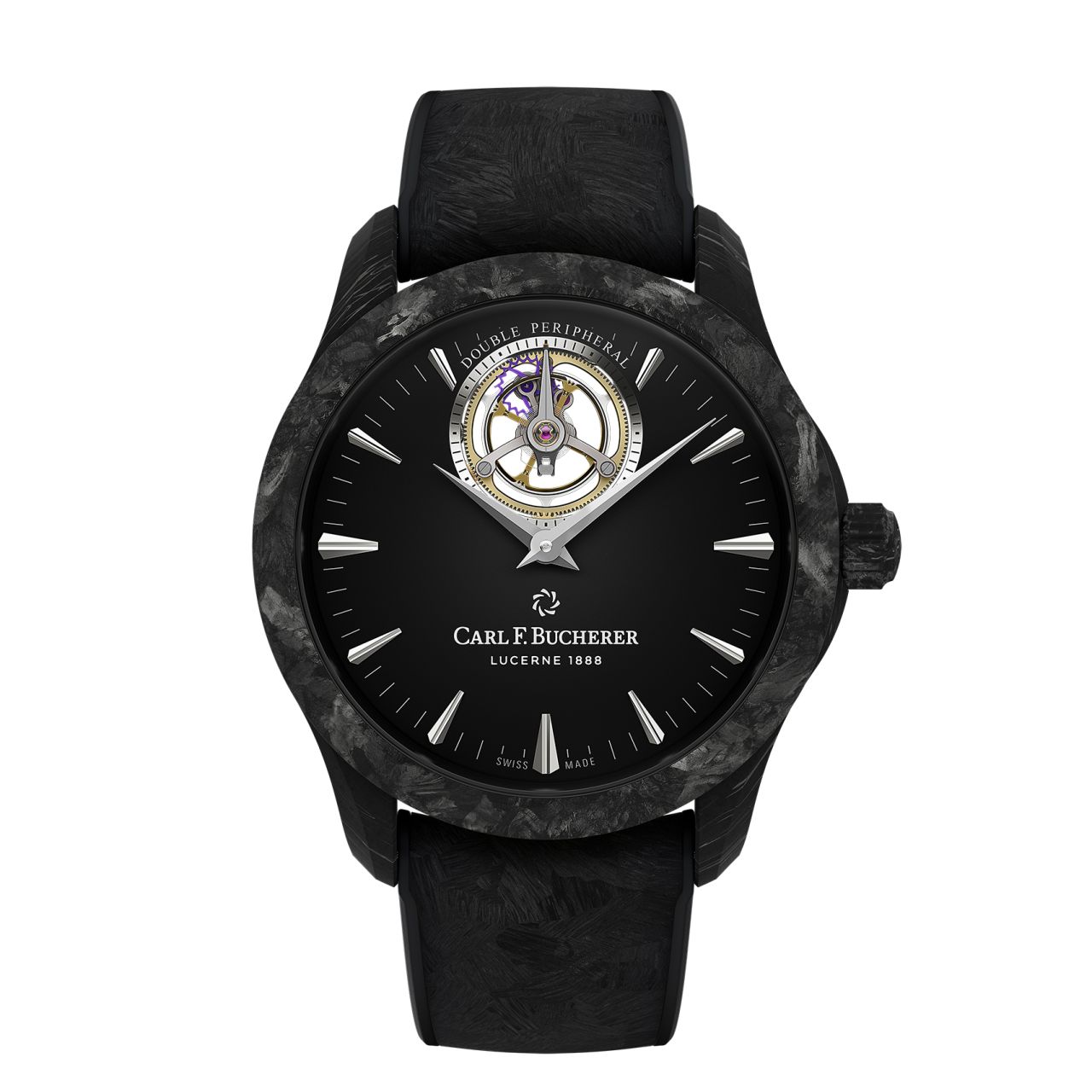 Carl F. Bucherer Manero Tourbillon Double Peripheral Black