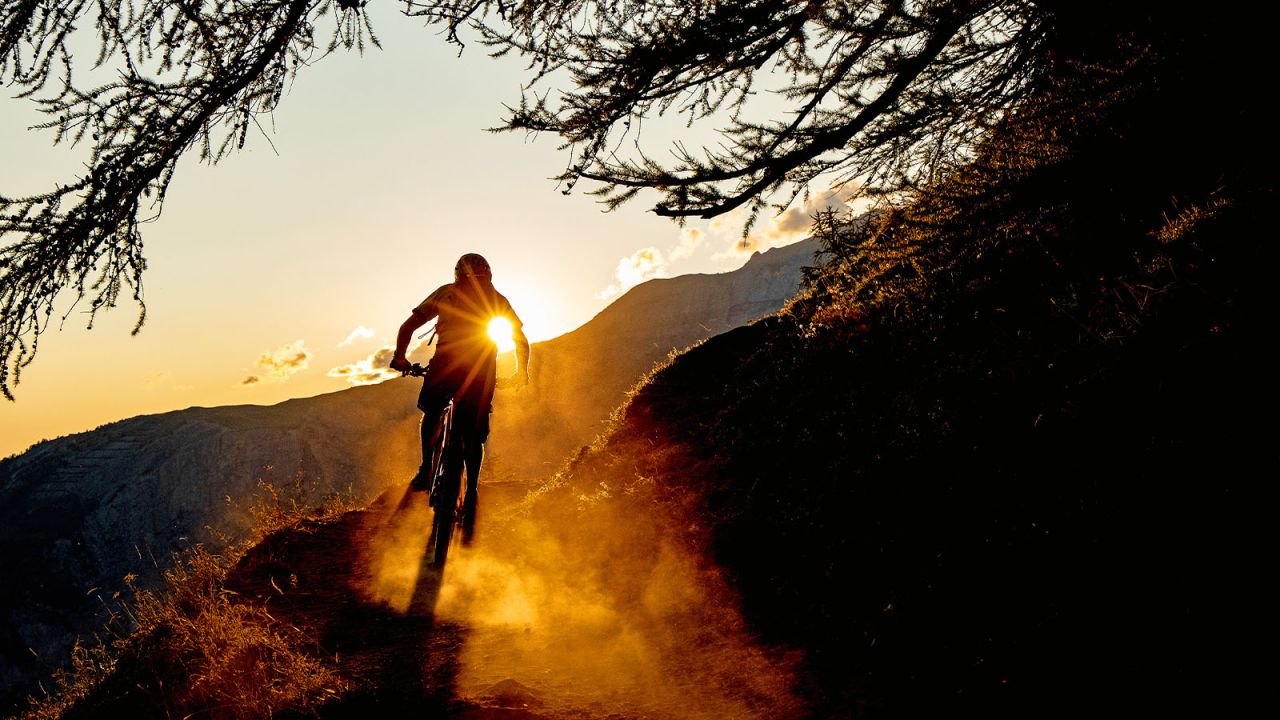 E-Bike Sonnenuntergang