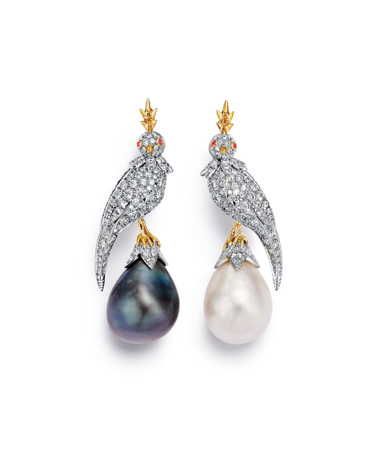 Tiffany & Co. Bird on a Pearl Ohrringe