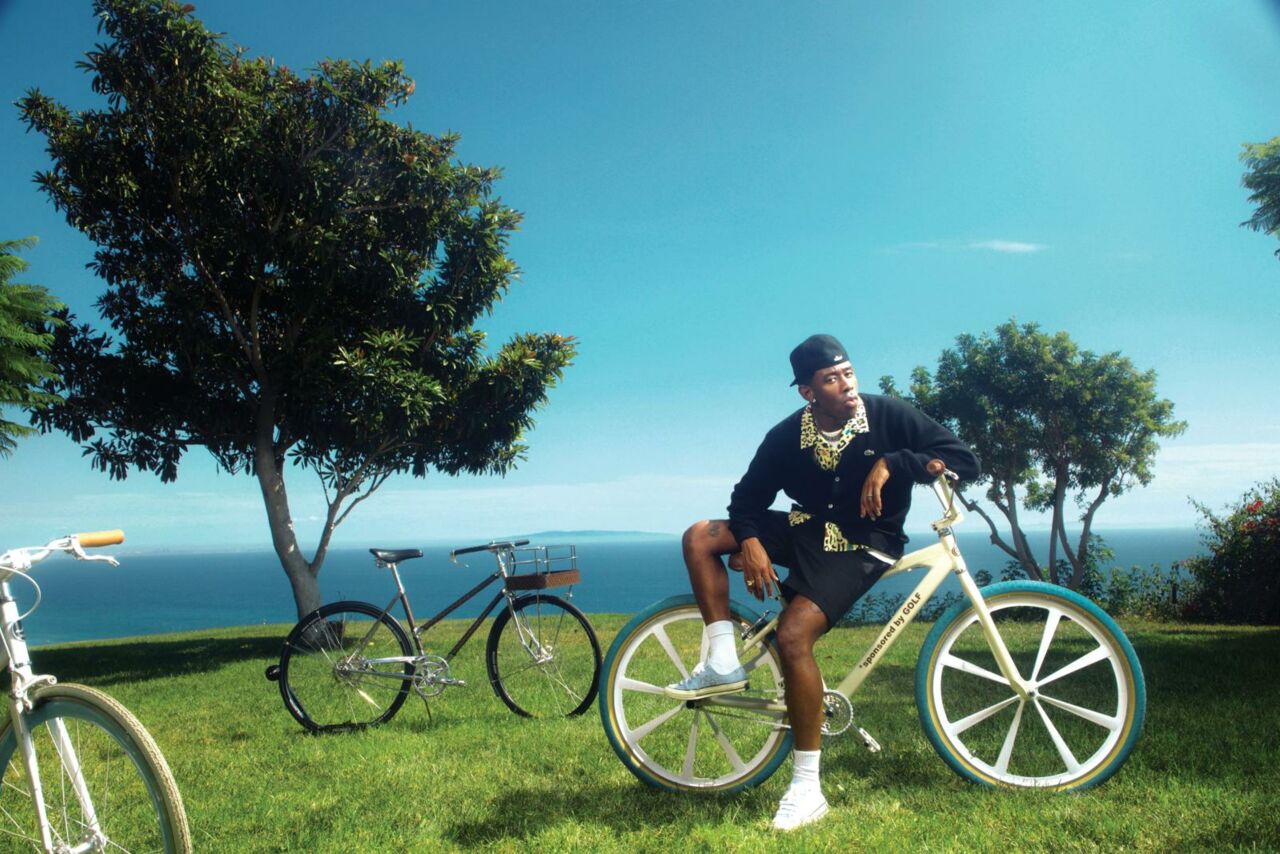 Tyler, the Creator mit seinen Bikes