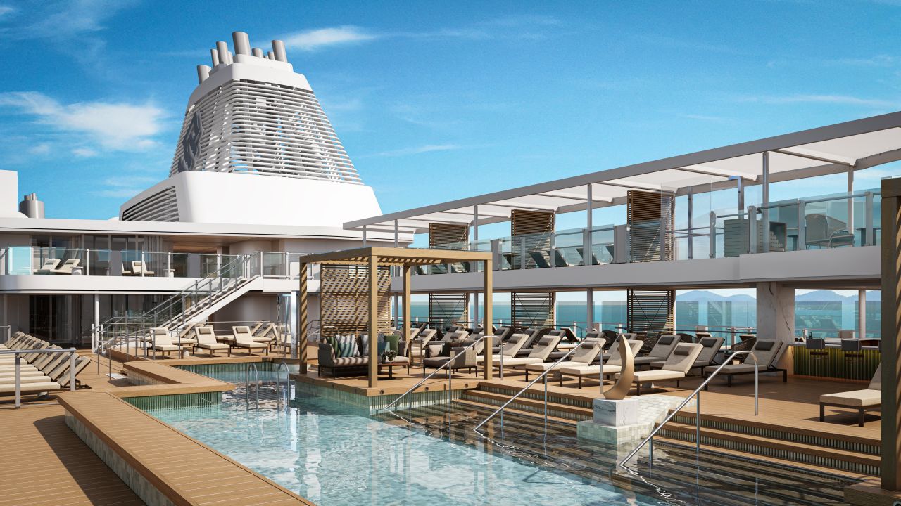 Pool-Deck der Silver Nova