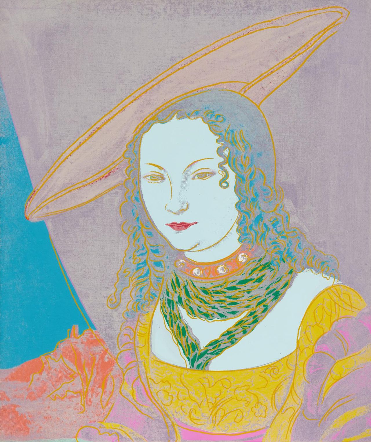 Andy Warhol Portr&auml;t einer Frau