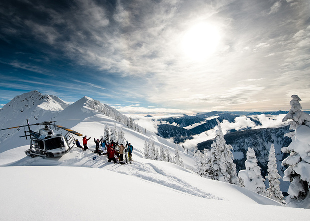 Heliskiing Bighorn in Revelstoke