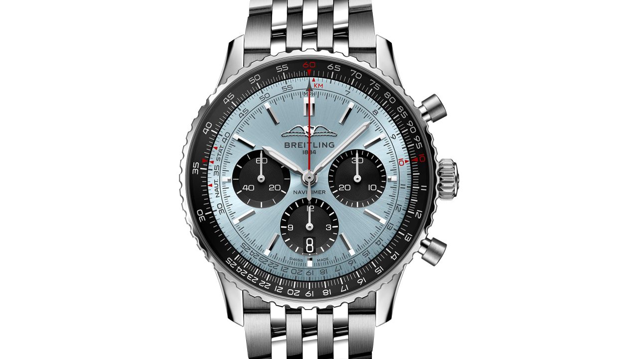 Breitling Navitimer B01 Chronograph 43 Eisblau, Ref. AB0138241C1A1