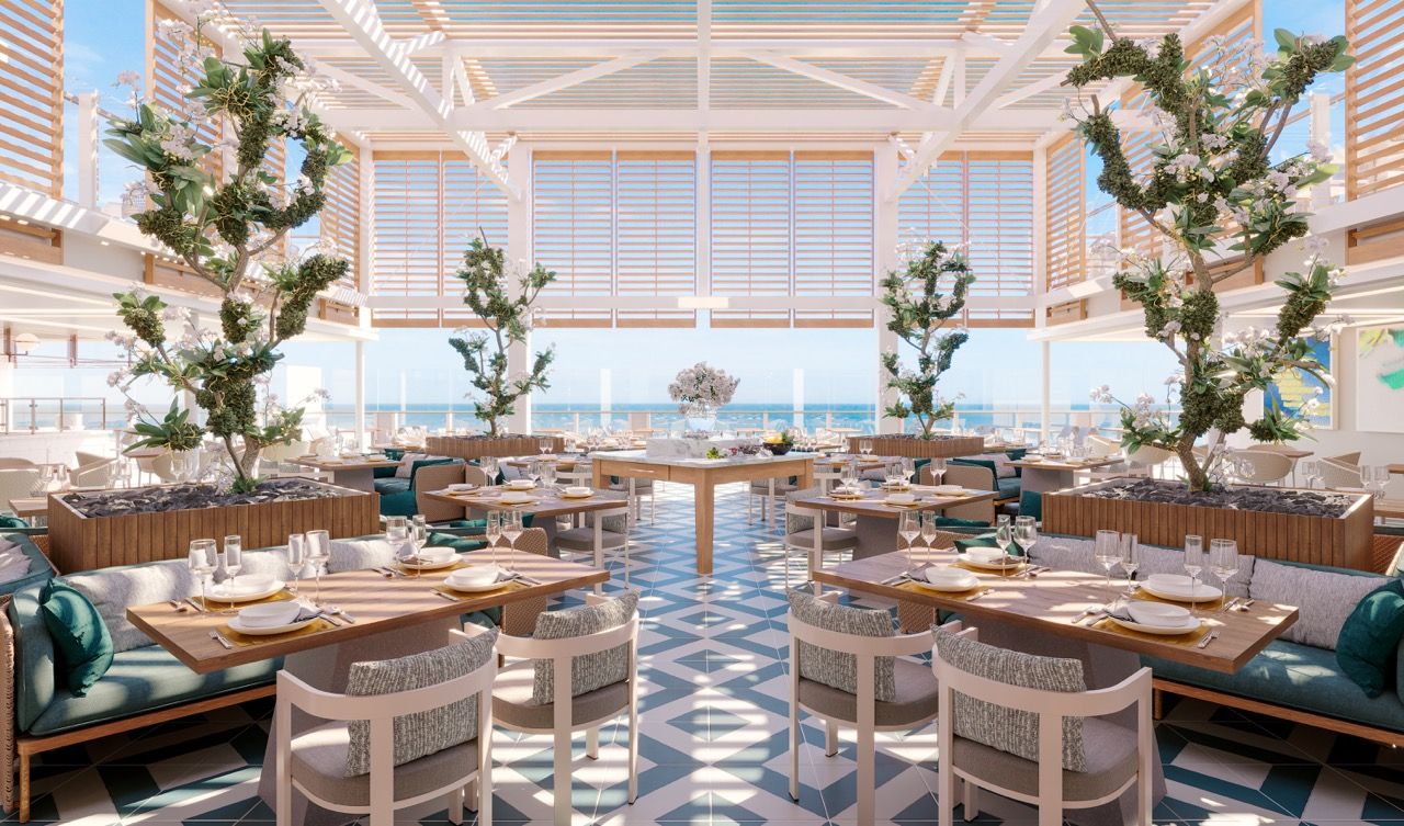 Restaurant "Marquee" auf der Silver Nova