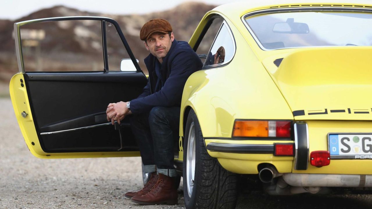 Patrick Dempsey im Porsche 911