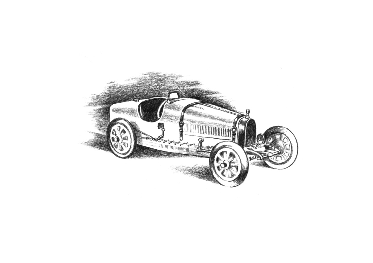Bugatti-Grandprix-Rennwagen