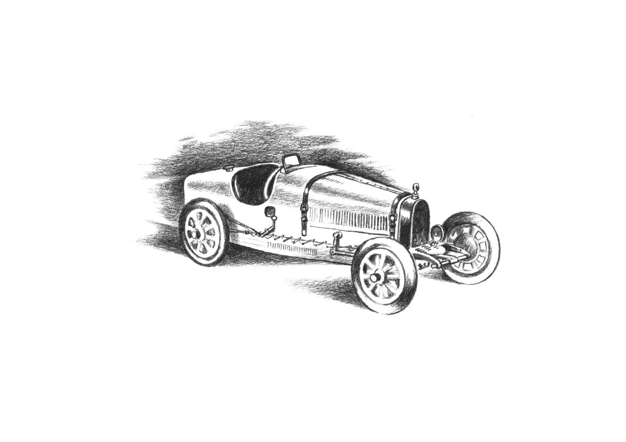 Bugatti-Grandprix-Rennwagen