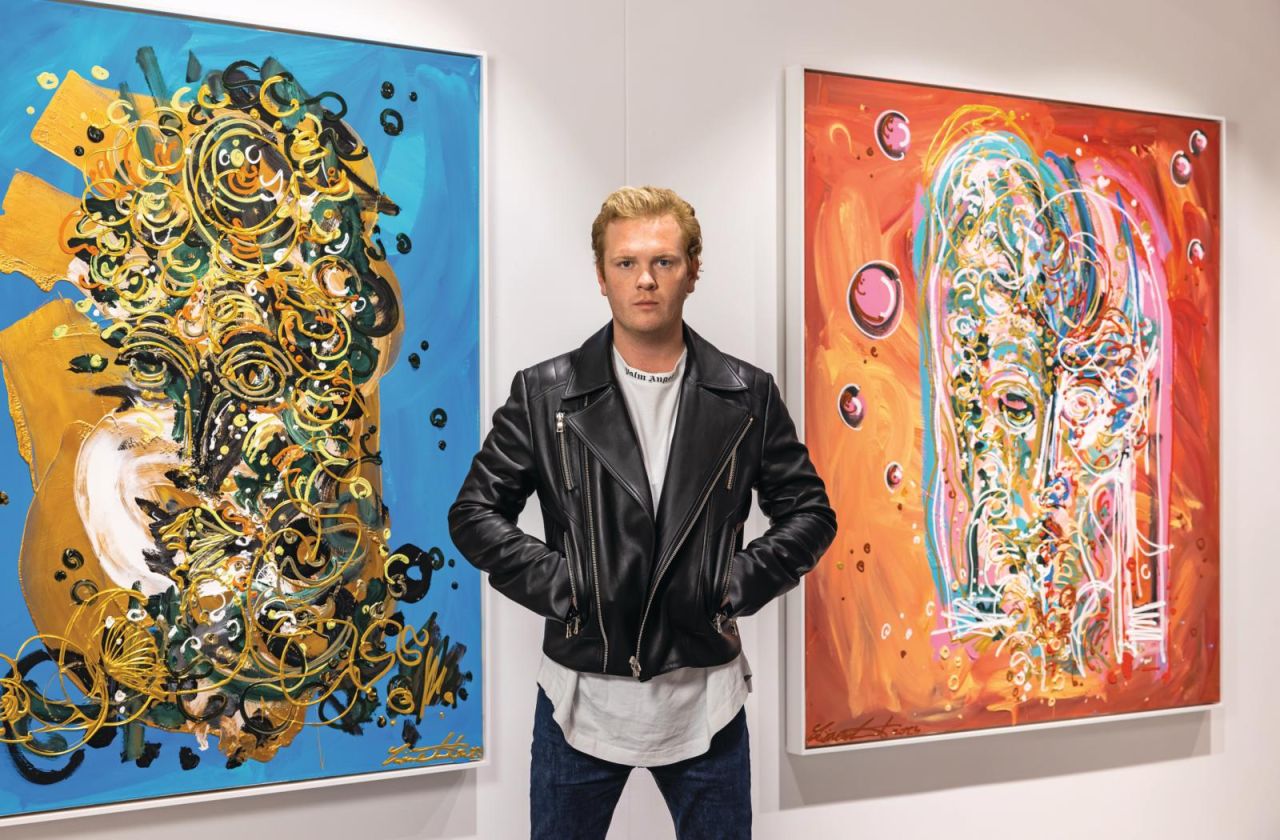 Leon Löwentraut in den Bege Galerien in Ulm