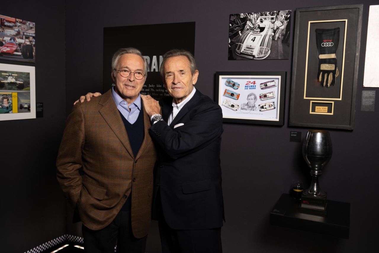 Karl-Friedrich Scheufele und Jacky Ickx