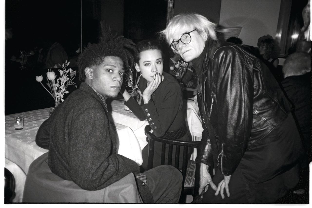 Jean-Michel Basquiat, Tina Chow und Andy Warhol