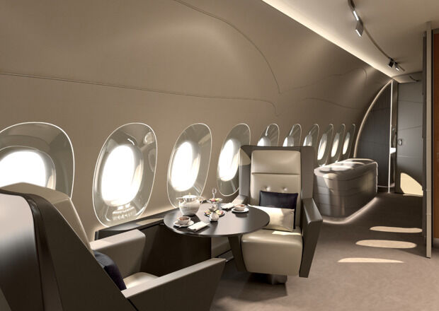 A350-VIP-Kabine, Bar