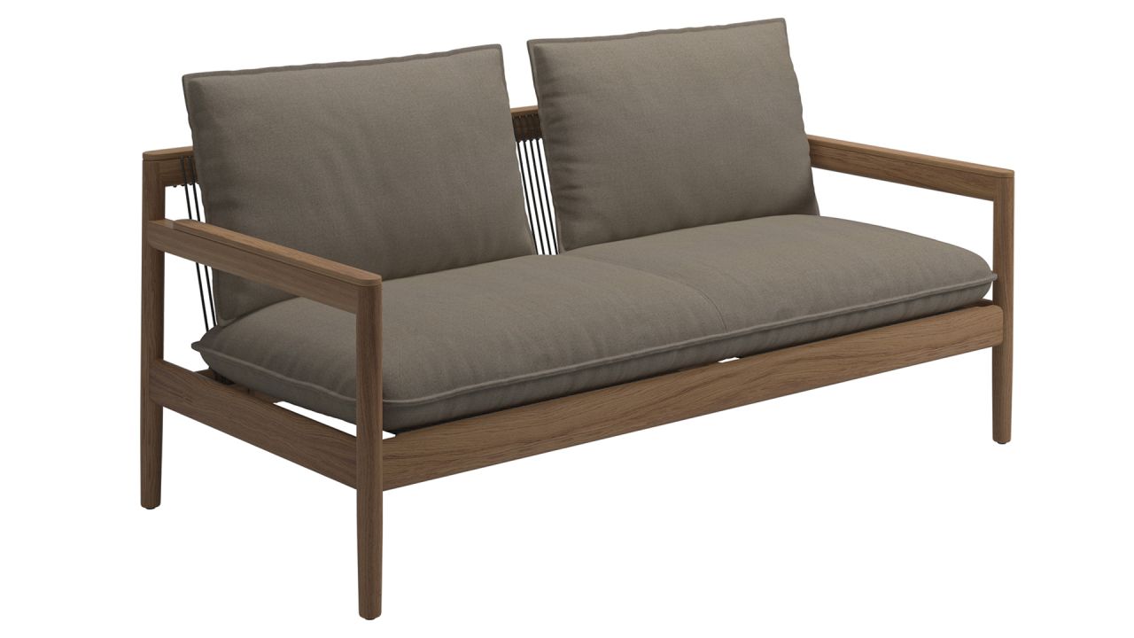 Saranac: Zweisitzer-Sofa in Blend-Latte
