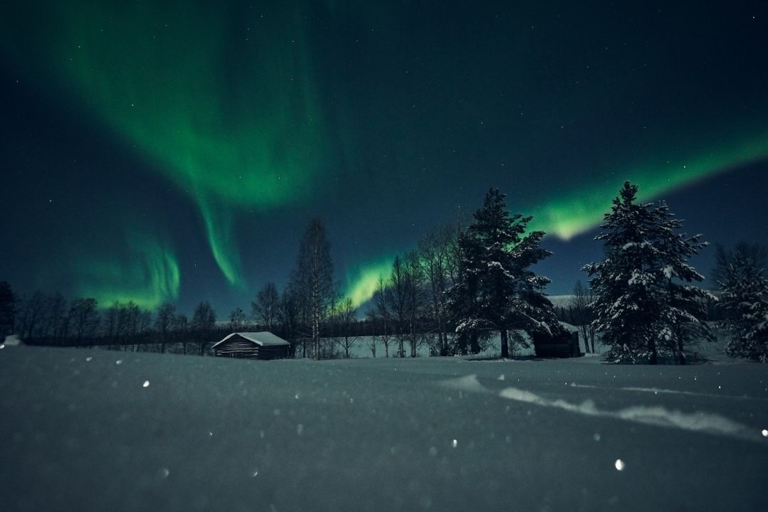 Polarlichter in Lappland