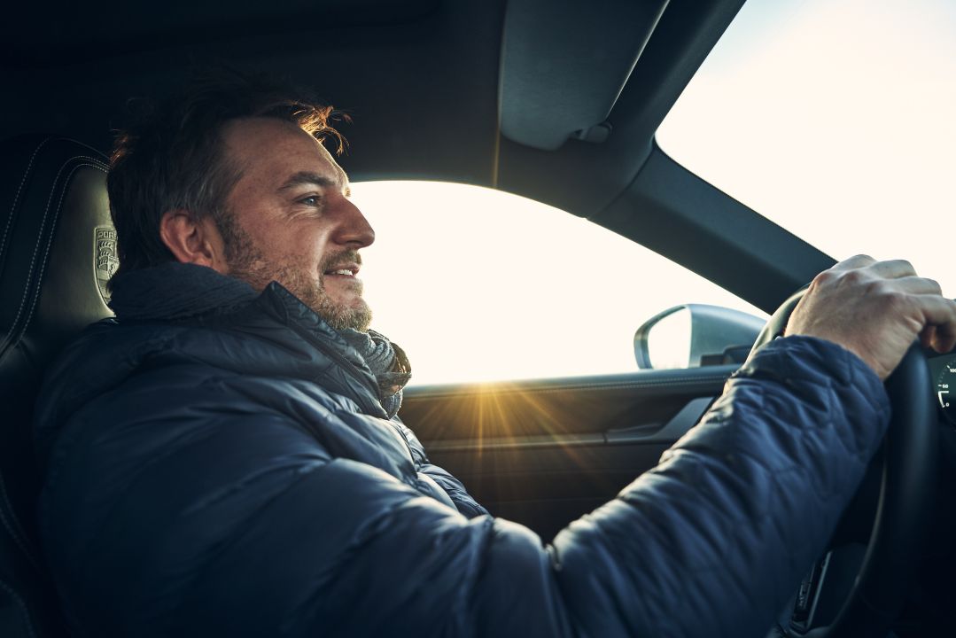 Tim Gutke im Porsche