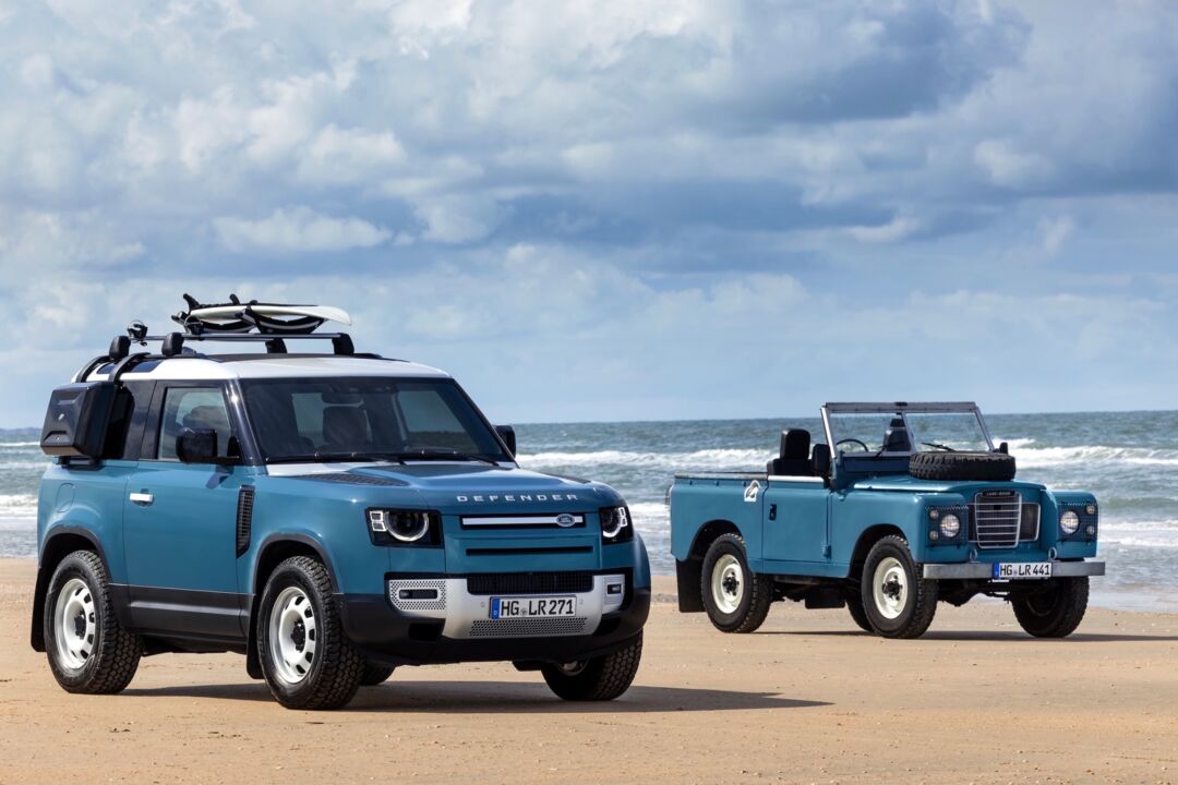 Defender 90 Marine Blue Edition