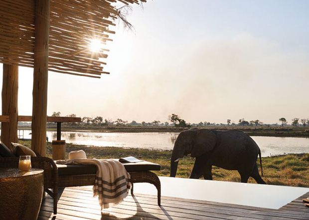 Belmond Eagle Island Lodge Terrasse