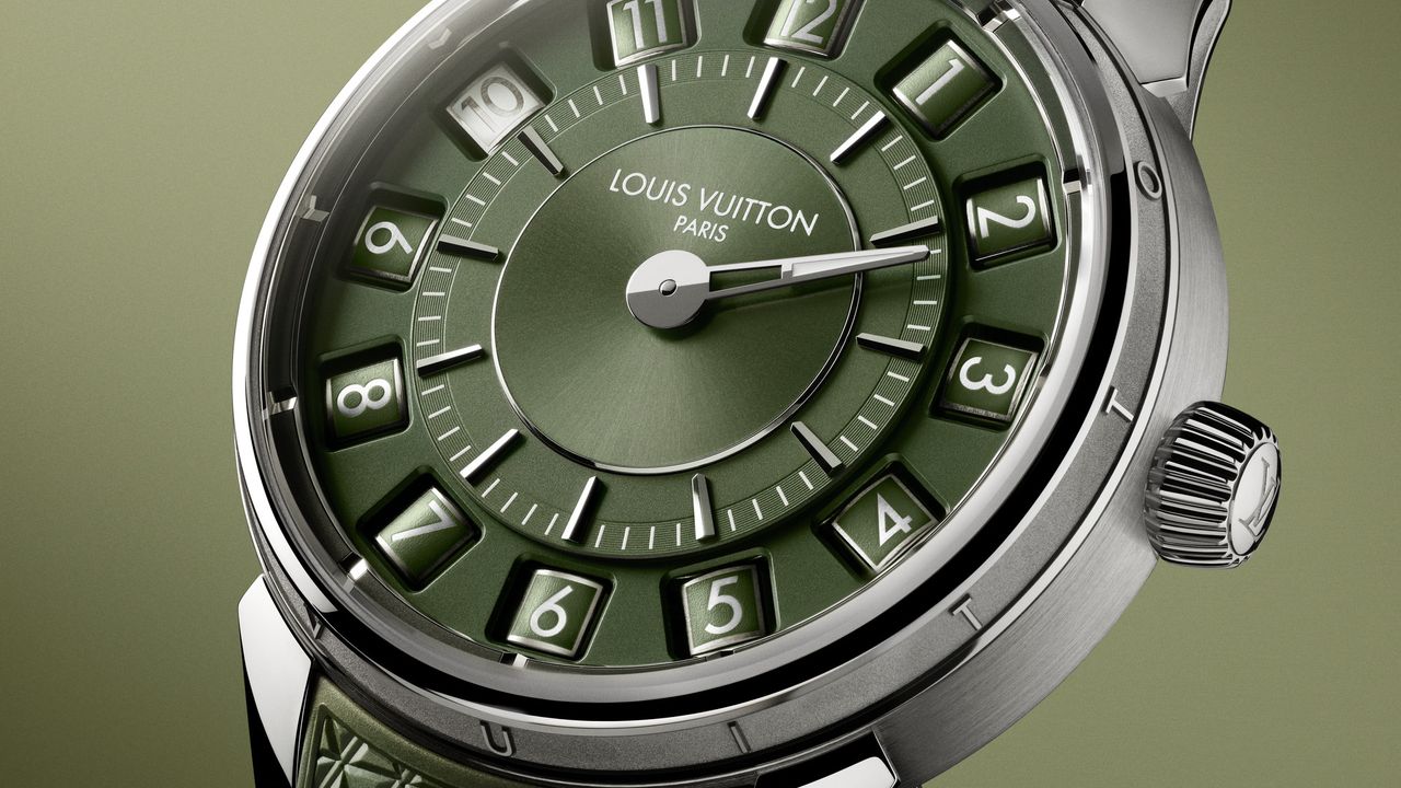Louis Vuitton Tambour Spin Time Green