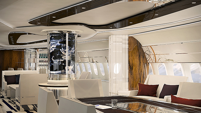 VIP-Dining Room & Lounge des Dreamliner 787-9
