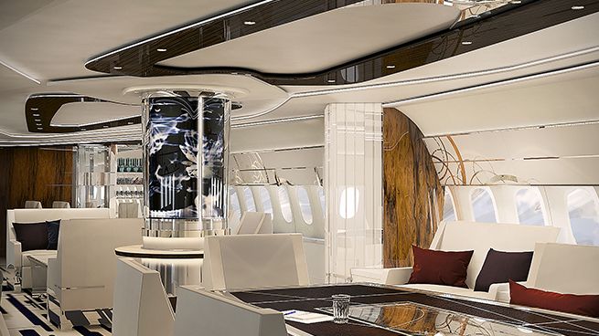 VIP-Dining Room & Lounge des Dreamliner 787-9