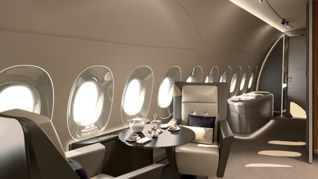 A350-VIP-Kabine, Bar