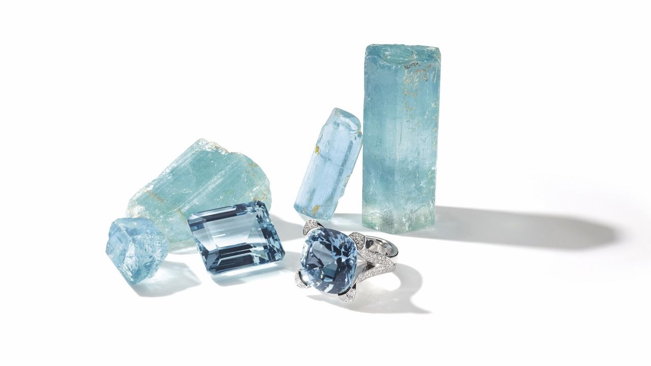 Turmalin blau