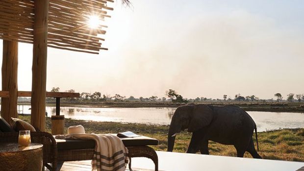 Belmond Eagle Island Lodge Terrasse