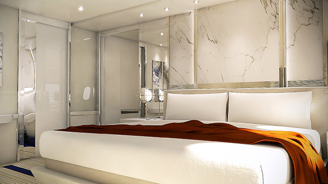 VIP-Master Bedroom des Dreamliner 787-9