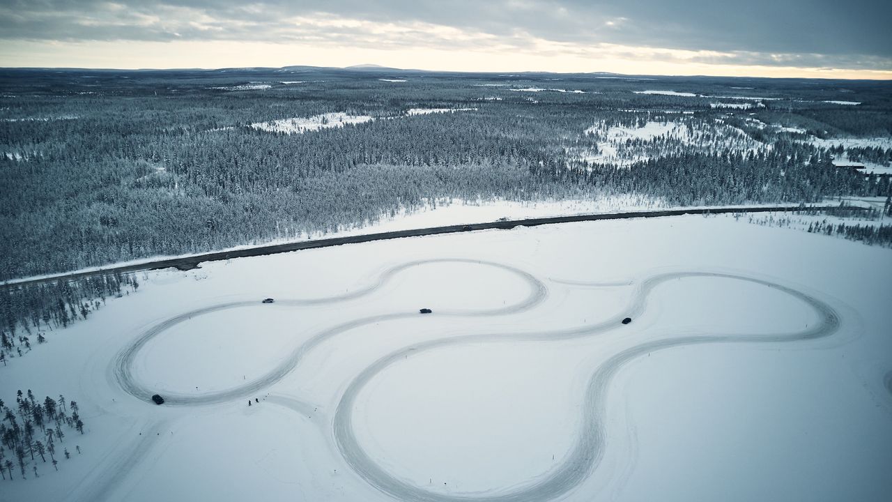 Porsche Ice Experience Driving Area