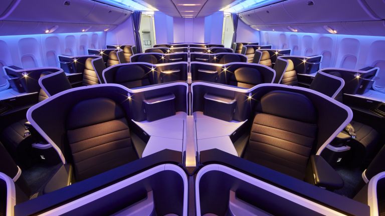 Kabine Business Class von Virgin Australia