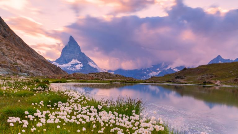Das Matterhorn in der Mitte von Europa Matterhorn