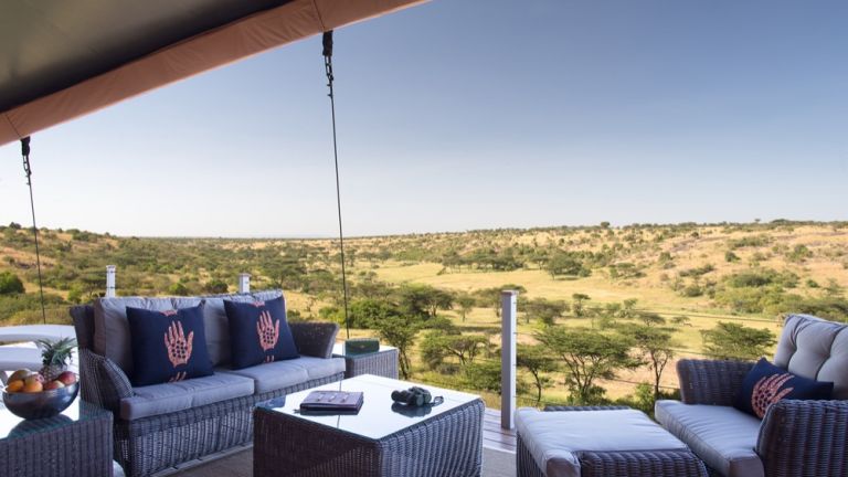 Mahali Mzuri Terrasse