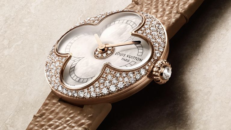 Louis Vuitton Color Blossom Uhr Diamanten
